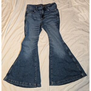 Vintage Wrangler Women's Retro Western Flare Denim Jeans Size 29x30